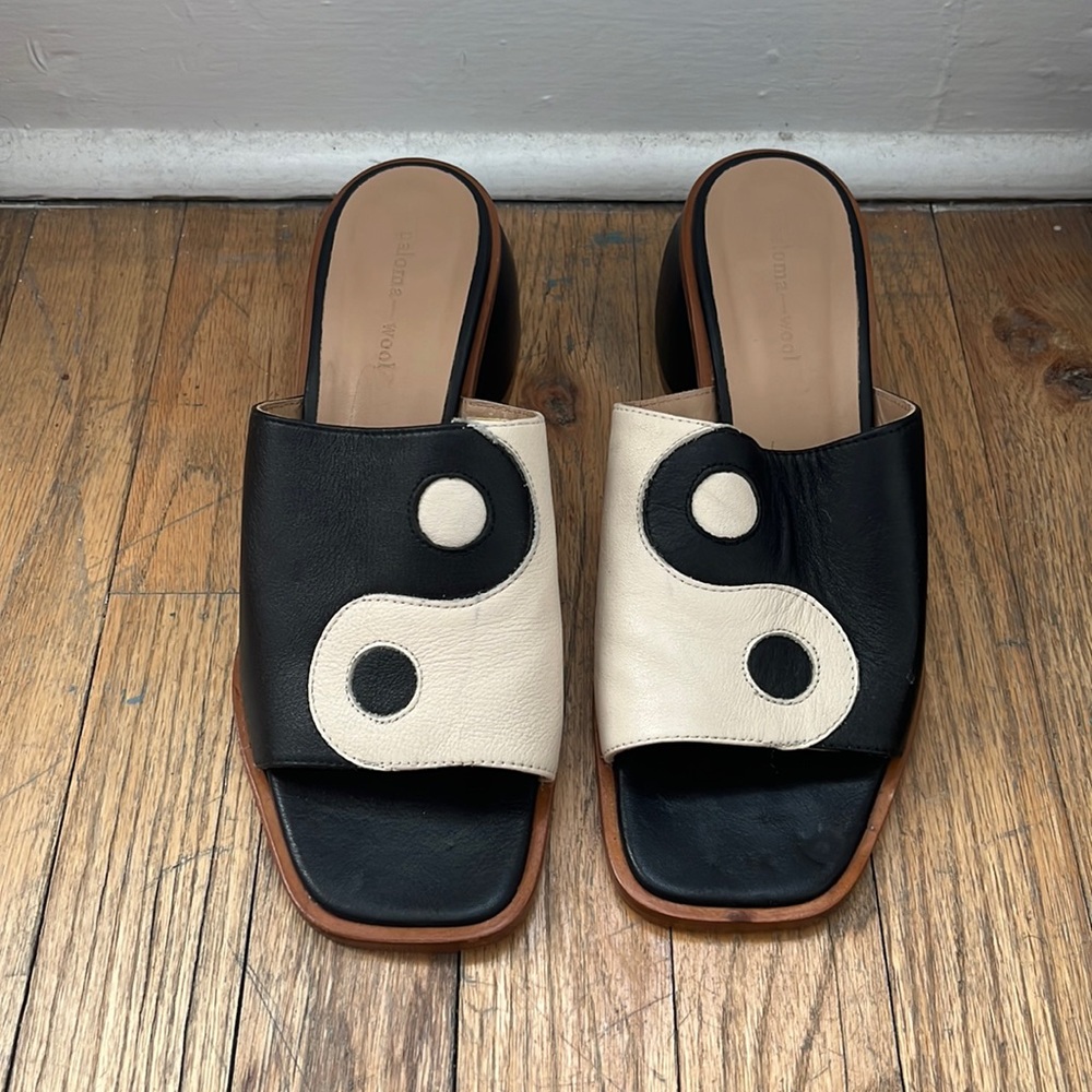 Paloma Wool Yin Yang mules, size 38 - worn once!